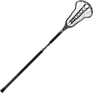 stx lacrosse exult 600 complete stick with runway pocket, graphite