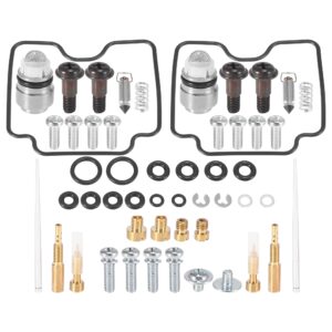 motoforti 2 kits motorcycle carburetor repair rebuild parts for yamaha v star 1100 xvs 1100 carb repair tools