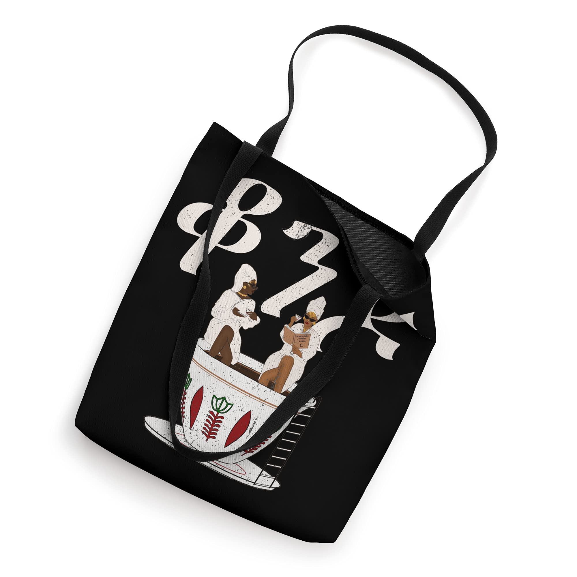 Beautiful Ethiopian Barista Women Jebena Habesha Style Tote Bag