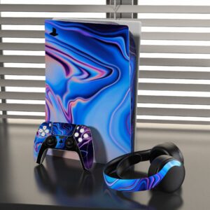 PlayVital Origin of Chaos Full Set Skin Decal for PS5 Console Disc Edition, Sticker Vinyl Decal Cover for PS5 Controller & Charging Station & Headset & Media Remote