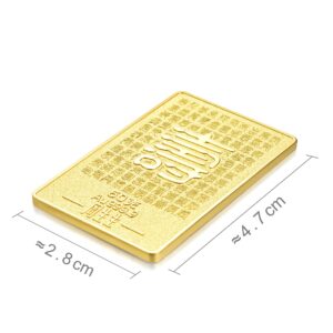 CHOW SANG SANG Chinese Birthday Gifting 999.9 24K Gold Price-by-Weight 50g 壽 Gold Ingot 88391D