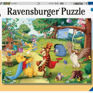 Ravensburger Disney Pooh to The Rescue 100 XXL Piece Jigsaw Puzzle for Kids | Promotes Problem-Solving Skills Durable | Ideal for Ages 6-8