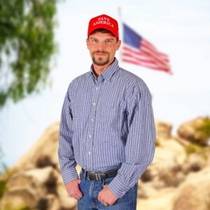 Donald Trump Red Save America Hat | Trump 2024 MAGA Style USA Trucker Hat for Republicans and President Supporters | Great for Trump Rally