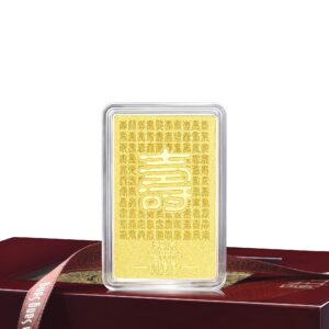 CHOW SANG SANG Chinese Birthday Gifting 999.9 24K Gold Price-by-Weight 50g 壽 Gold Ingot 88391D