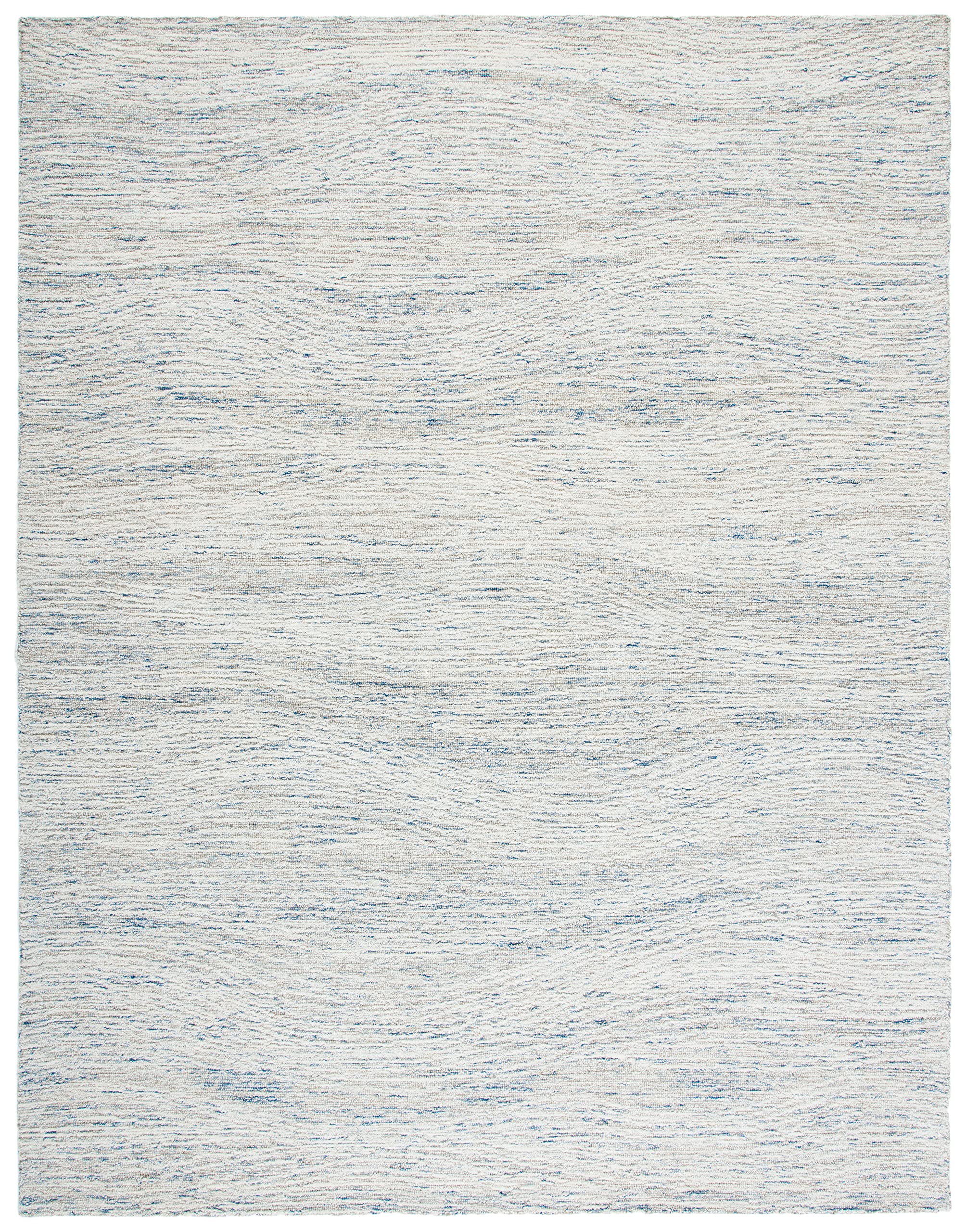 SAFAVIEH Metro Collection 8' x 10' Light BlueIvory MET995L Handmade Premium Wool Living Room Dining Bedroom Area Rug