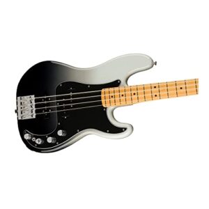 Fender Player Plus Precision Bass, Silver Smoke, Maple Fingerboard