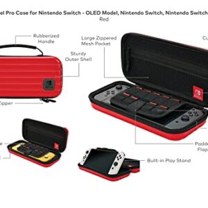 PowerA Travel Pro Case for Nintendo Switch - OLED Model, Nintendo Switch, Nintendo Switch Lite - Red