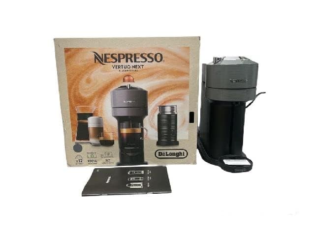 Nespresso De'Longhi Vertuo Next Deluxe by De'Longhi with Aeroccino - Chrome