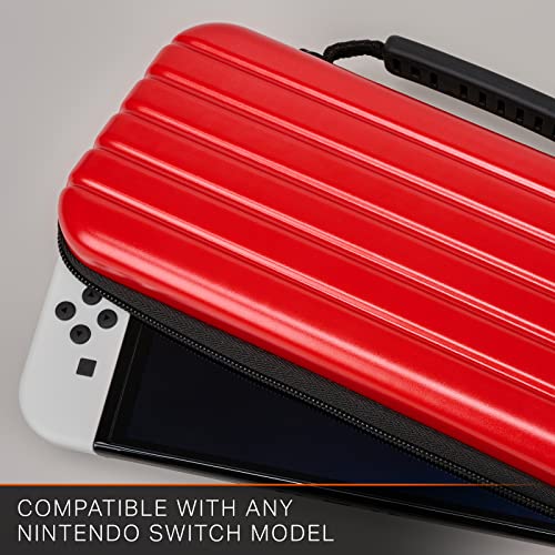 PowerA Travel Pro Case for Nintendo Switch - OLED Model, Nintendo Switch, Nintendo Switch Lite - Red