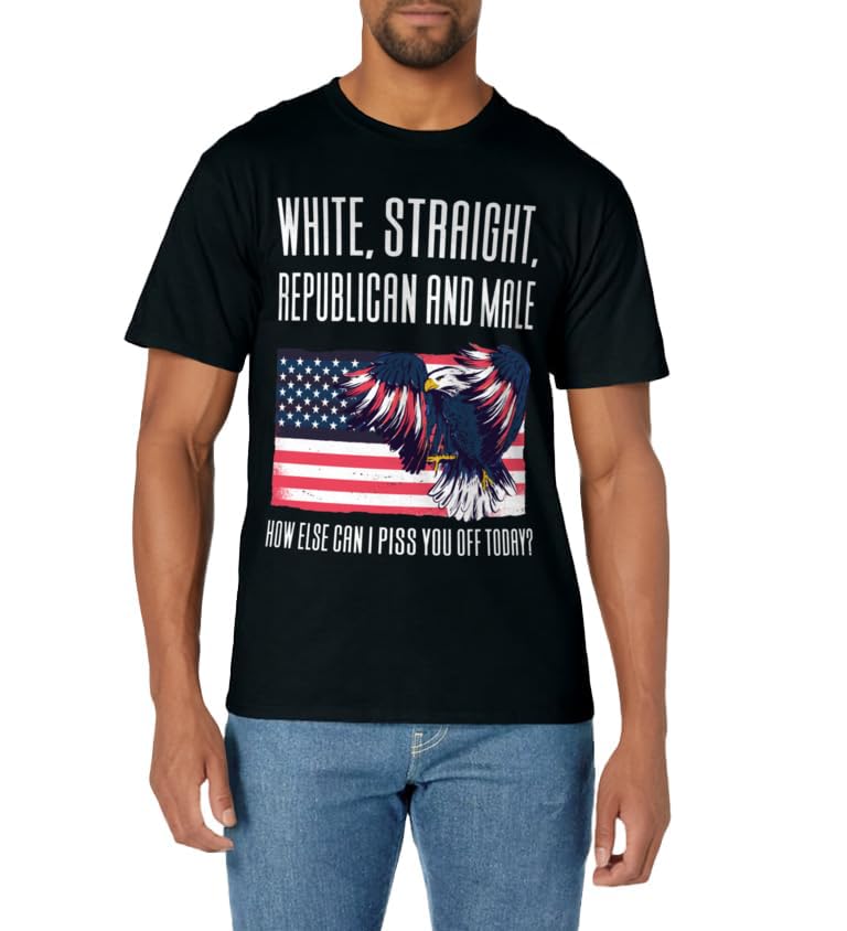 White Straight Republican Male T-Shirt