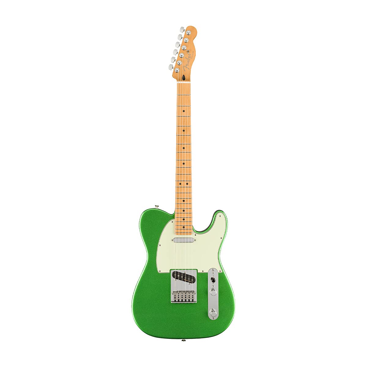 Fender Player Plus Telecaster Electric Guitar, with 2-Year Warranty, Cosmic Jade, Maple Fingerboard