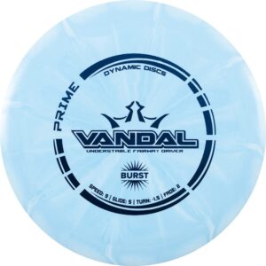 Dynamic Discs Prime Burst Vandal Fairway Driver Golf Disc [Colors May Vary] - 170-172g