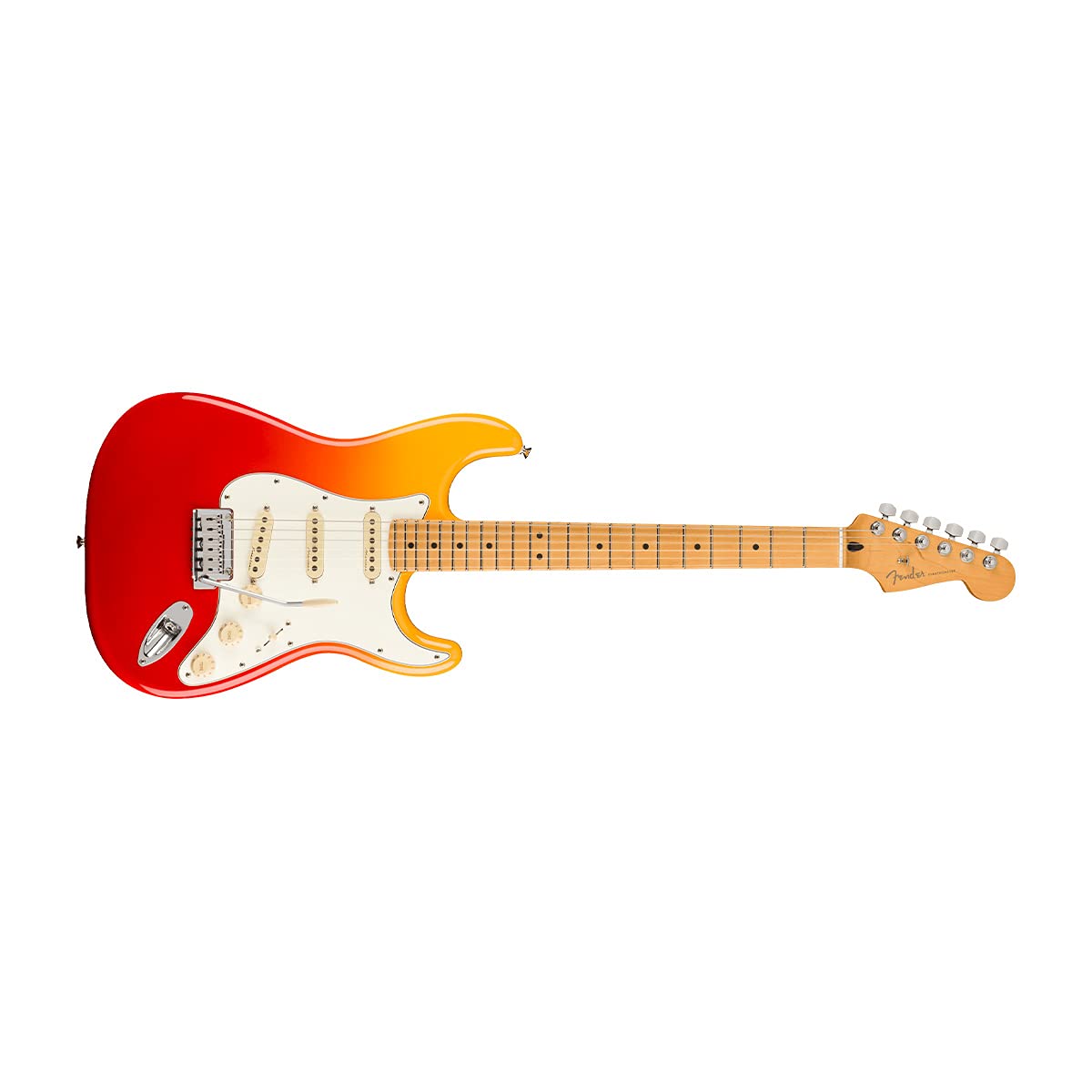 Fender Player Plus Stratocaster Electric Guitar, with 2-Year Warranty, Tequila Sunrise, Maple Fingerboard