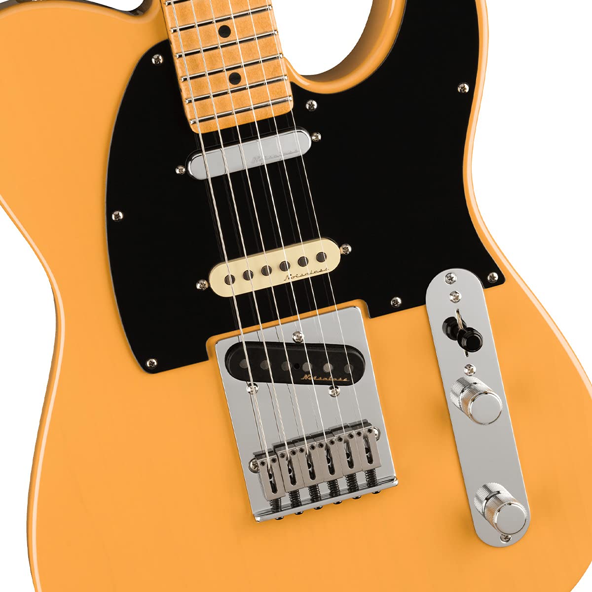 Fender Player Plus Nashville Telecaster Electric Guitar, with 2-Year Warranty, Butterscotch Blonde, Maple Fingerboard