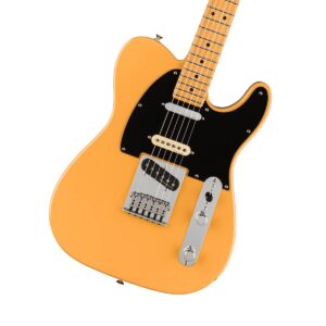 fender player plus nashville telecaster electric guitar, with 2-year warranty, butterscotch blonde, maple fingerboard