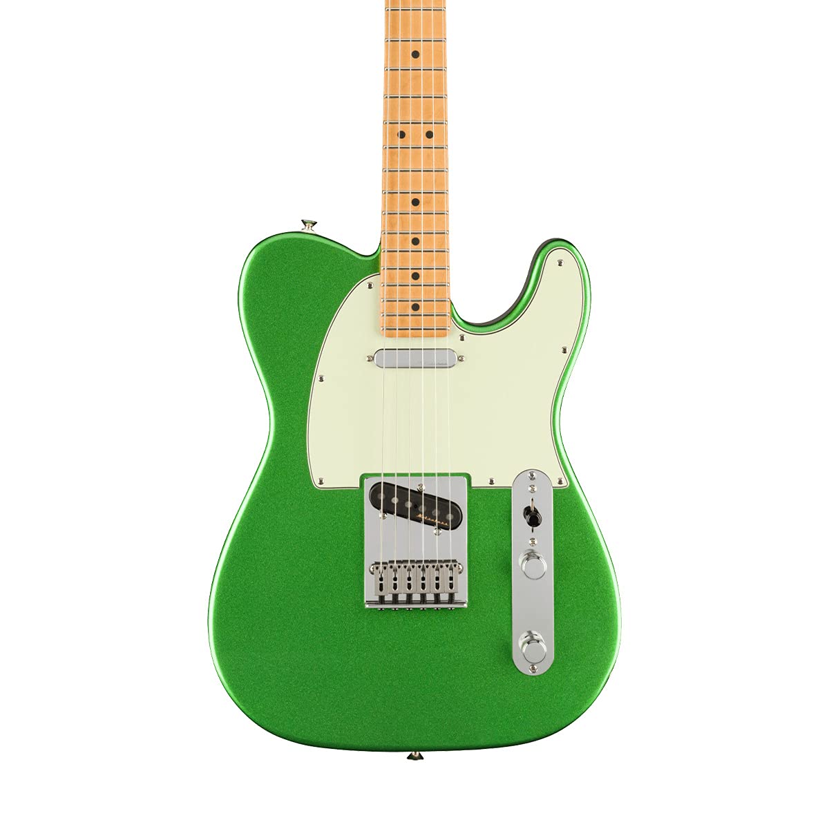 Fender Player Plus Telecaster Electric Guitar, with 2-Year Warranty, Cosmic Jade, Maple Fingerboard