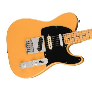 Fender Player Plus Nashville Telecaster Electric Guitar, with 2-Year Warranty, Butterscotch Blonde, Maple Fingerboard