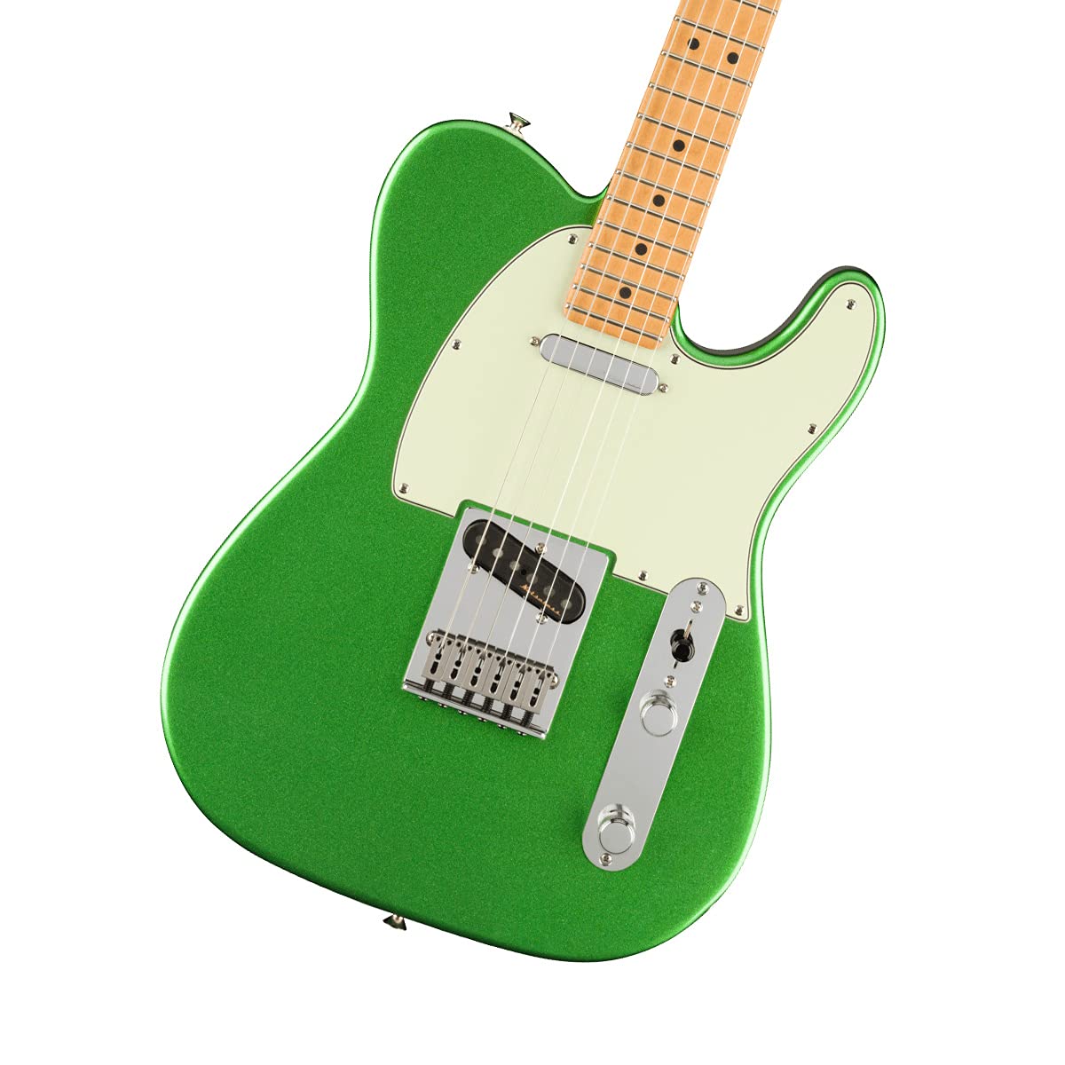 Fender Player Plus Telecaster Electric Guitar, with 2-Year Warranty, Cosmic Jade, Maple Fingerboard