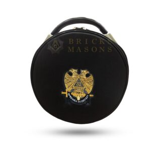 Masonic Scottish Rite Double-Eagle 32 Degrees Hat/Cap Case