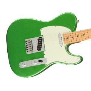 Fender Player Plus Telecaster Electric Guitar, with 2-Year Warranty, Cosmic Jade, Maple Fingerboard