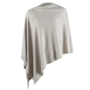 women ponchos sweater versatile lightweight solid knitted shawl wrap scarf cape accessories for womens otameal mink