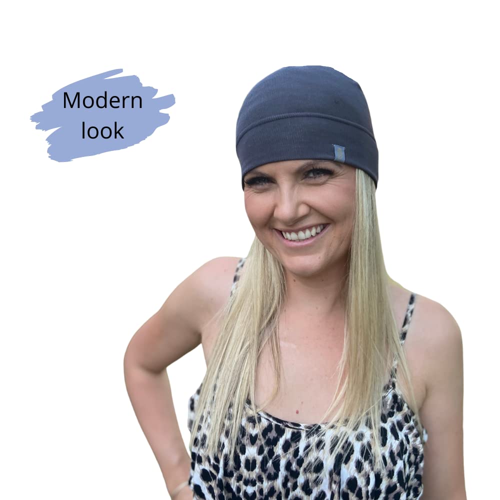 Golden Kocoon® -E.M.F Bamboo Lyocell Skull Cap -Thin Faraday Fabric -Adult Size - 5.g, Cell Towers, Bluetooth, Smart Meters & WiFi -Wear under your favourite hat or cap, or use on it's own-Cocoon