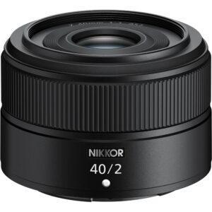 nikon nikkor z 40mm f/2 | large aperture 40mm prime lens for z series mirrorless cameras | nikon usa model