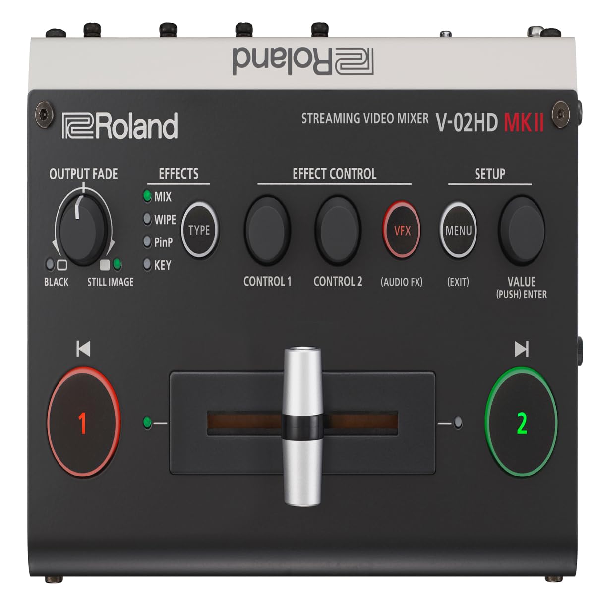 Roland V-02HD MK II – Streaming Video Mixer – The World’s Easiest Two-Camera Livestreaming Solution. Ideal for Online Teachers, Gamers, Worship and All Other Content Makers