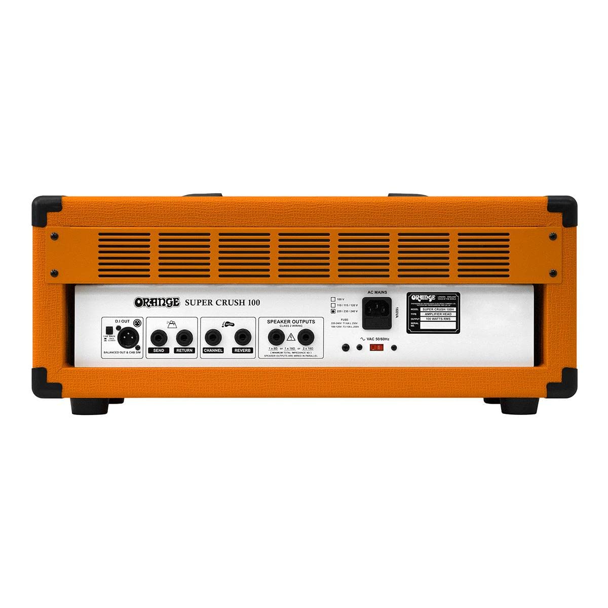 Orange Super Crush 100 Watt Amplifier Head, Orange