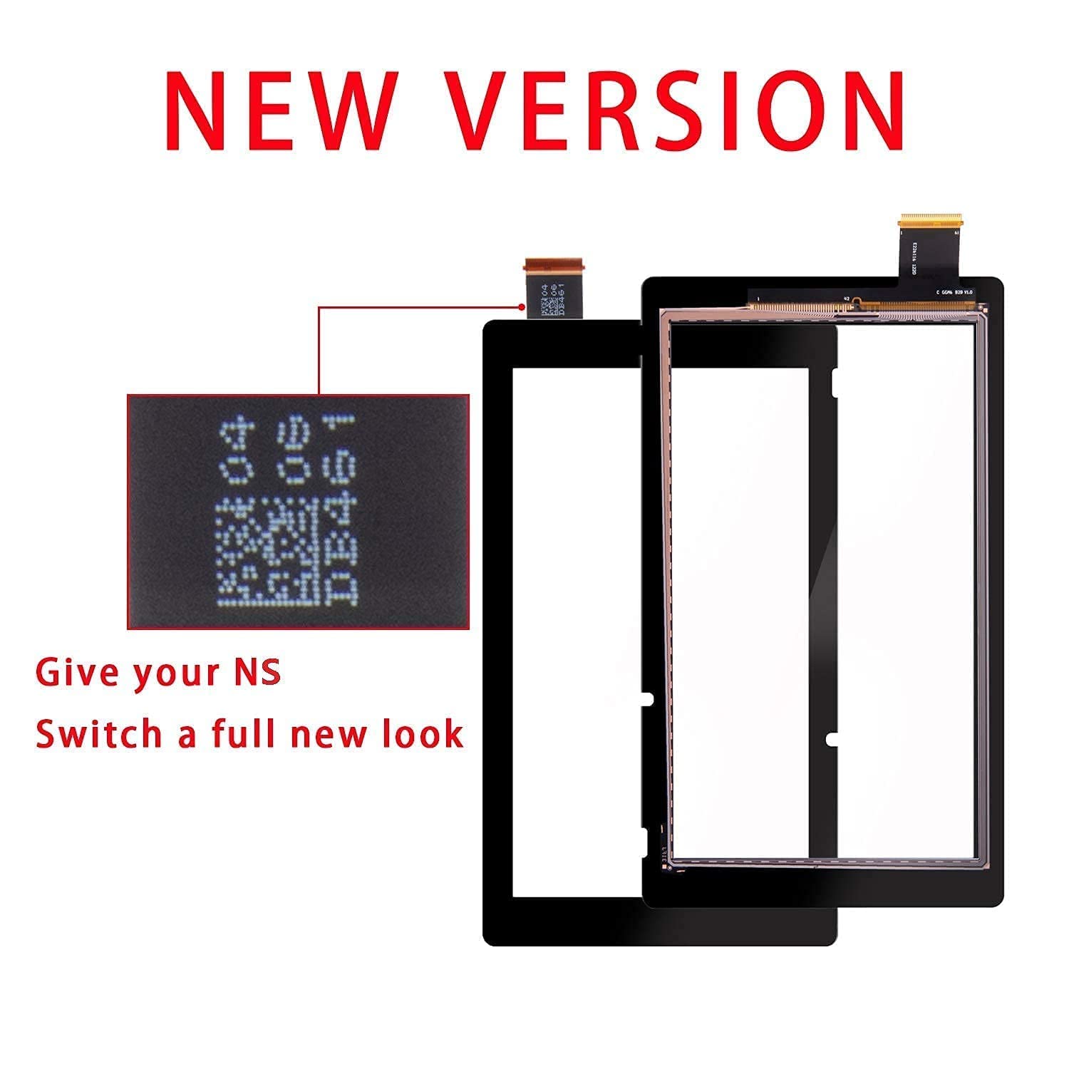 LCD Replacement Screen and Digitizer Touch Screen Set for Nintendo Switch HAC-001/HAC-001(-01)