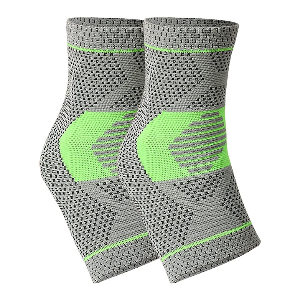 Ankle Brace for Women,Ankle Support for Ligament Damage,Compression Sleeve Socks Arch Supports for Running Football Sprained Arthritis Plantar Fasciitis Sports Injury (Color : L)