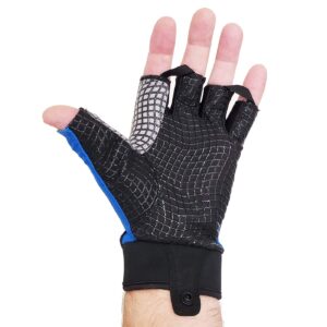 Waterline Half Finger Paddling Gloves for Kayaks, Canoes and SUP Paddle Boards (Small)