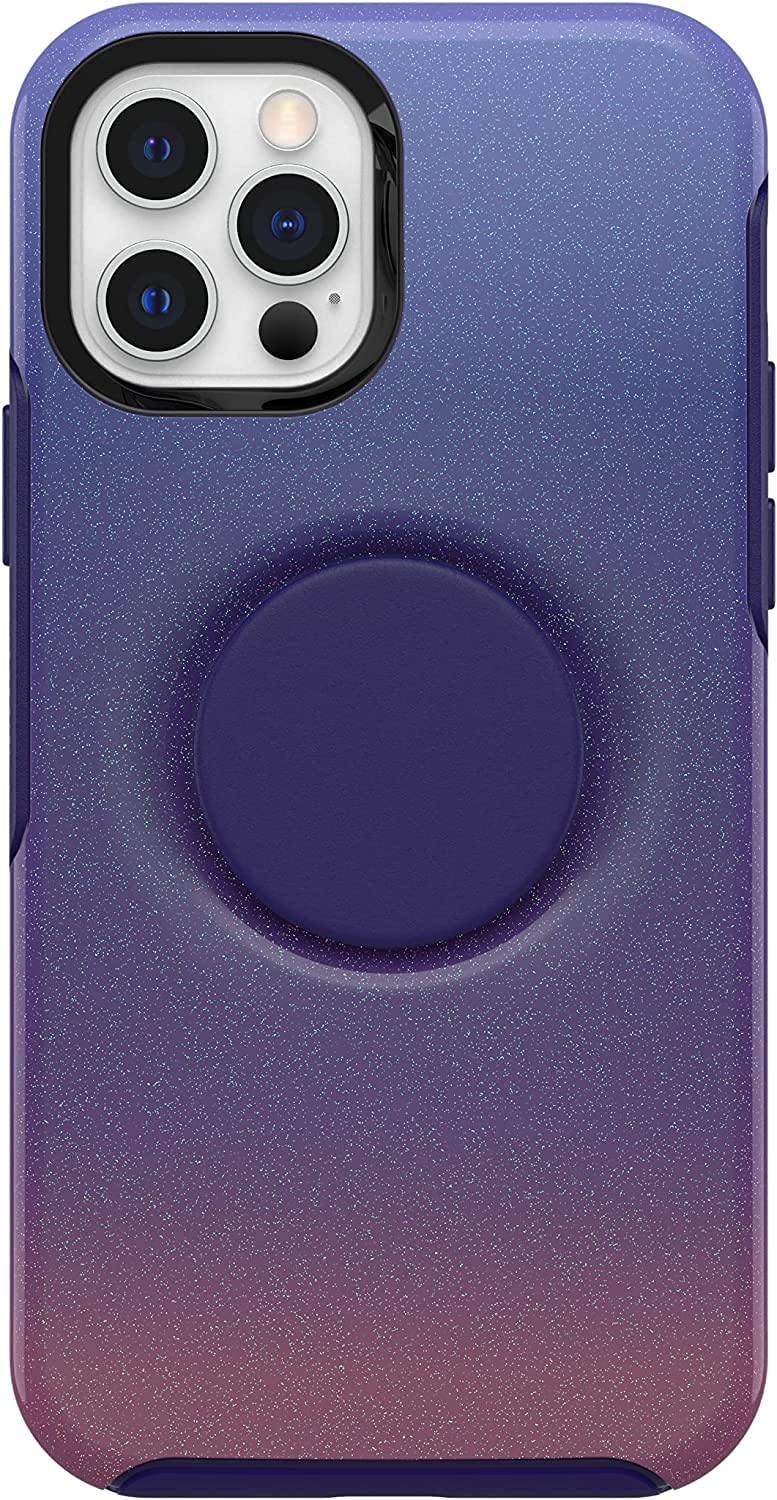 OtterBox + Pop Symmetry Series Case for iPhone 12 PRO MAX (NOT Mini/12/12 Pro) Non-Retail Packaging - Violet Dusk