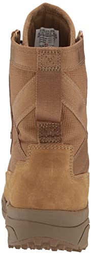 GARMONT TACTICAL T8 NFS 670 Military Combat Boots for Men and Women, Army, Air Force, AR670-1 Compliant Footwear, Lightweight, Suede Leather, Coyote, Size 10.5 Wide