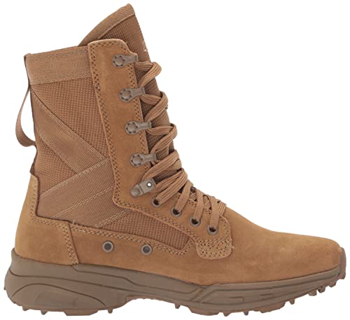 GARMONT TACTICAL T8 NFS 670 Military Combat Boots for Men and Women, Army, Air Force, AR670-1 Compliant Footwear, Lightweight, Suede Leather, Coyote, Size 10.5 Wide