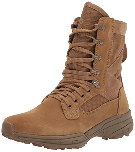 GARMONT TACTICAL T8 NFS 670 Military Combat Boots for Men and Women, Army, Air Force, AR670-1 Compliant Footwear, Lightweight, Suede Leather, Coyote, Size 10.5 Wide