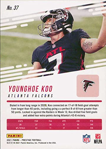 Football NFL 2021 Panini Prestige #37 Younghoe Koo NM Near Mint Falcons