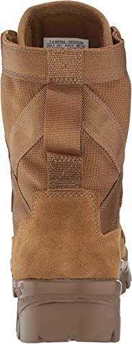 GARMONT TACTICAL T8 Bifida Military Combat Boots for Men and Women, Army, Air Force, AR670-1 Compliant Footwear, Suede Leather, Multi-Terrain Shoes, Coyote, Size 11