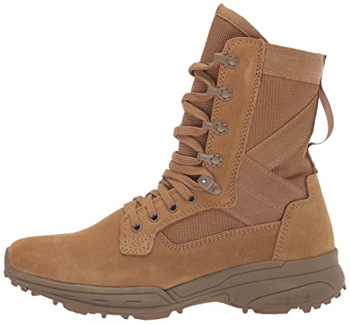 GARMONT TACTICAL T8 NFS 670 Military Combat Boots for Men and Women, Army, Air Force, AR670-1 Compliant Footwear, Lightweight, Suede Leather, Coyote, Size 10.5 Wide