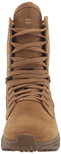 GARMONT TACTICAL T8 NFS 670 Military Combat Boots for Men and Women, Army, Air Force, AR670-1 Compliant Footwear, Lightweight, Suede Leather, Coyote, Size 10.5 Wide