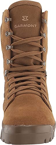 GARMONT TACTICAL T8 Bifida Military Combat Boots for Men and Women, Army, Air Force, AR670-1 Compliant Footwear, Suede Leather, Multi-Terrain Shoes, Coyote, Size 9