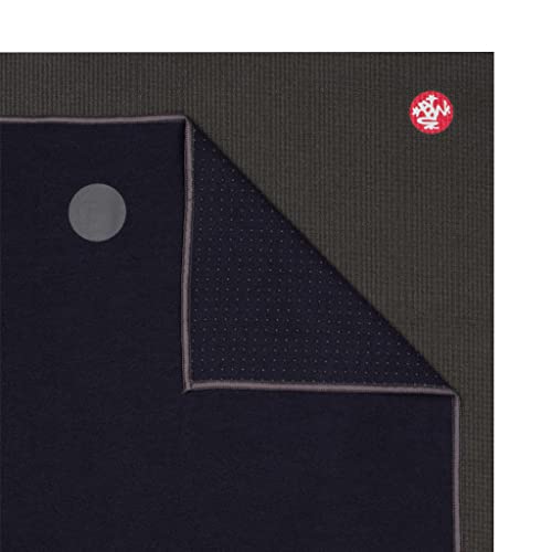 Manduka unisex adult Yoga Yogitoes Towel, Midnight, 79 x 24 US