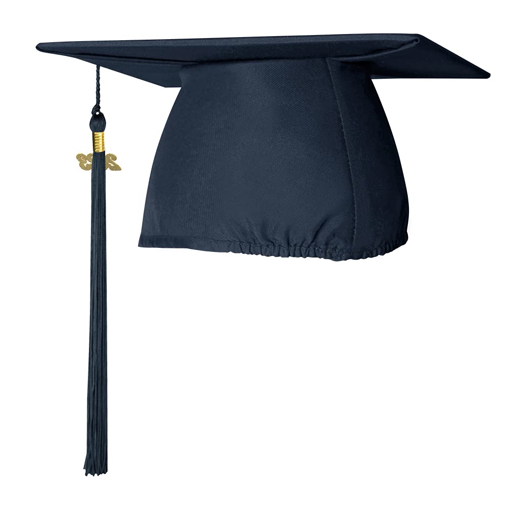 Endea Graduation Matte Cap & Tassel (Navy Blue, 2023)