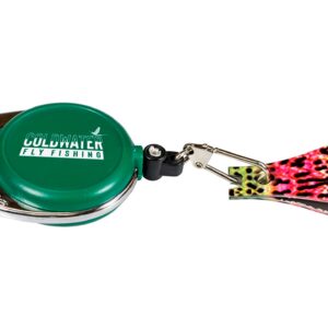 COLDWATER FLY FISHING - Fly Fishing Retractable Measuring Tape Zinger W/Fly Line Nippers