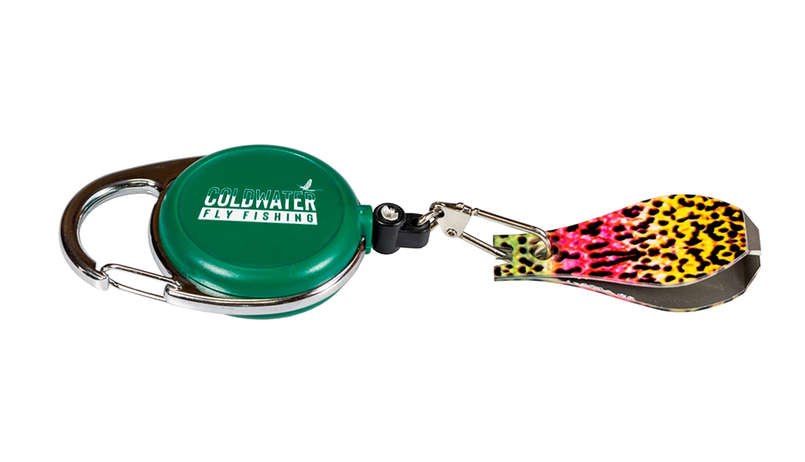 COLDWATER FLY FISHING - Fly Fishing Retractable Measuring Tape Zinger W/Fly Line Nippers