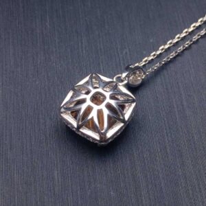 ZHUDJ Zultanite Pendant Sterling 925 Silver Sultanite Color Change Fine Jewelry Women Party Wedding