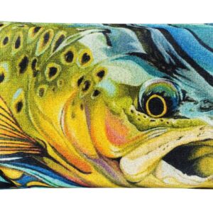 COLDWATER FLY FISHING - Light Weight Floating Designer Trout Picture Fly Box - Medium Vest Size