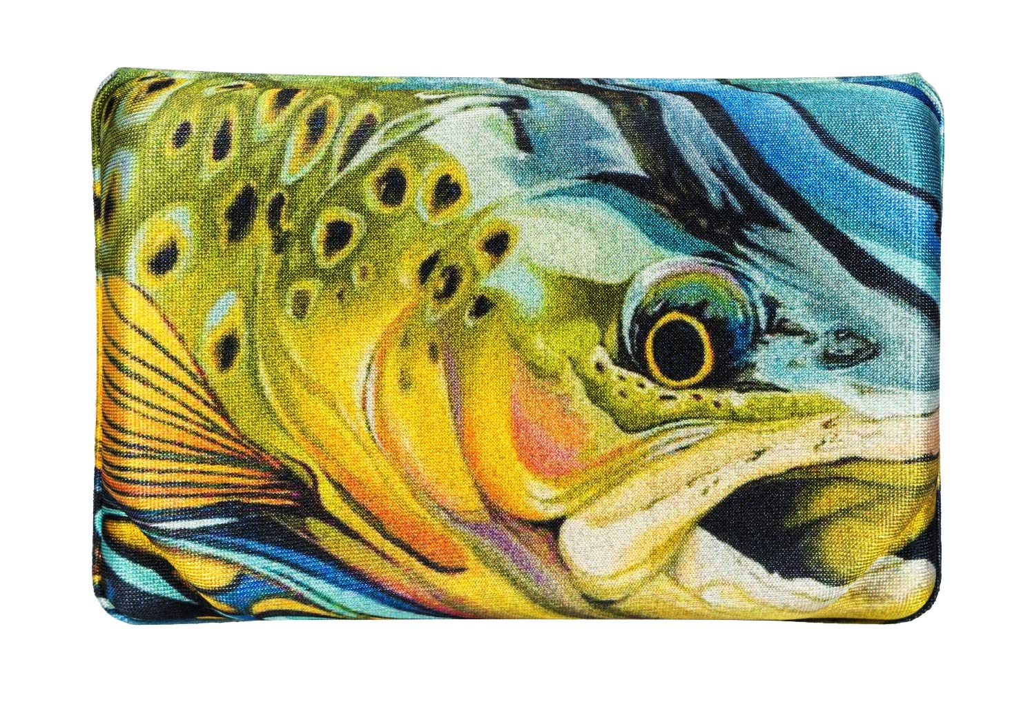 COLDWATER FLY FISHING - Light Weight Floating Designer Trout Picture Fly Box - Medium Vest Size