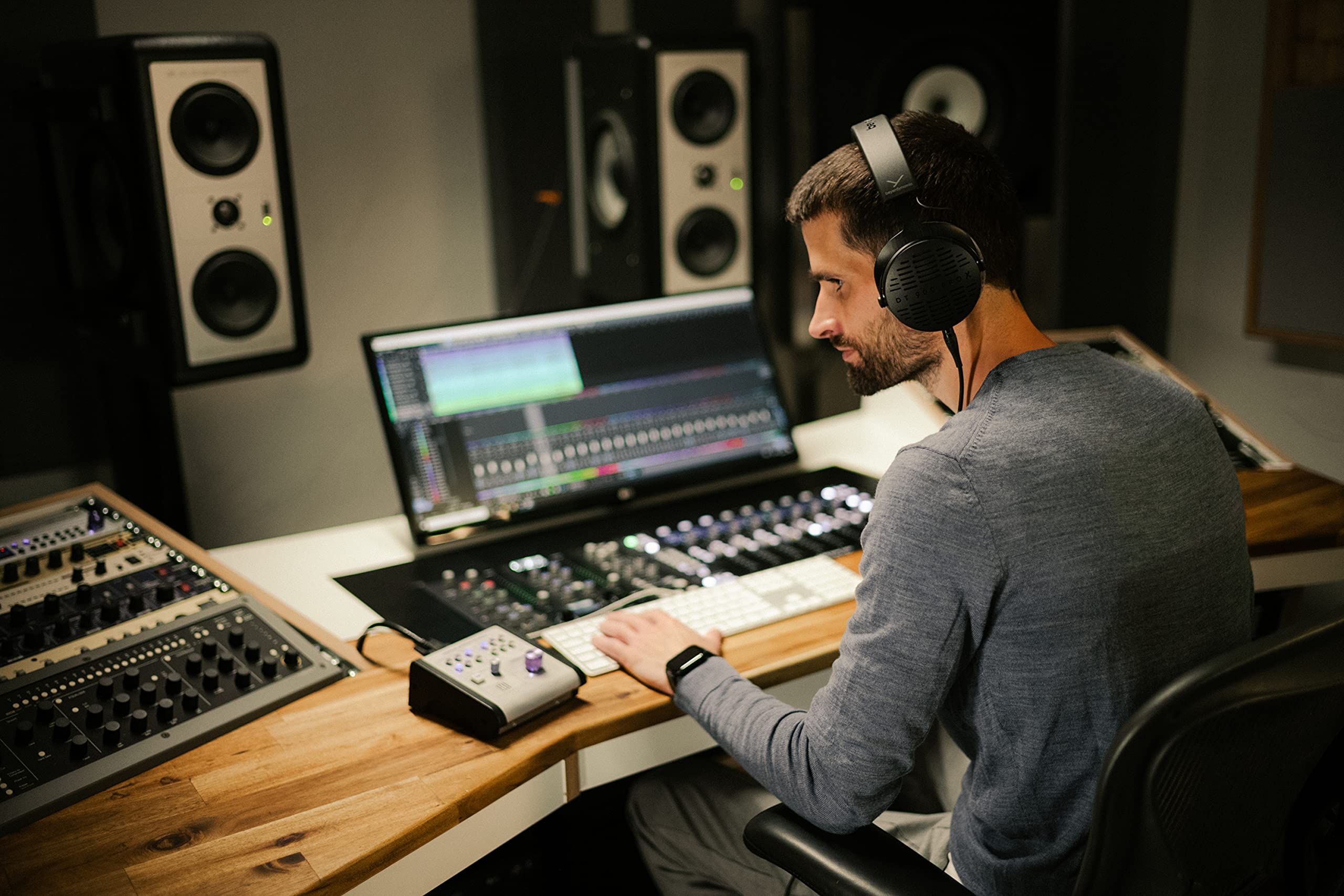 beyerdynamic DT 900 PRO X Open-Back Studio Headphones with Stellar.45 Driver for Mixing and Mastering