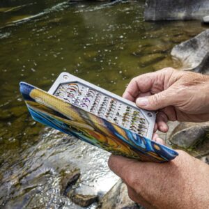 COLDWATER FLY FISHING - Light Weight Floating Designer Fly Box - Standard Pocket Size